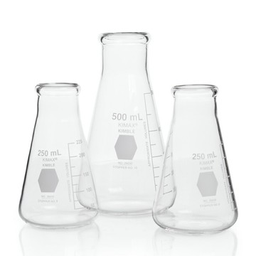 《KIMBLE》廣口厚唇 三角燒瓶 Flask, Erlenmeyer, Wide Mouth
