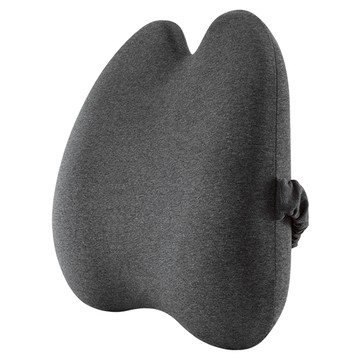 西格傢飾 H型記憶棉包覆腰靠墊 包裹托扶 填補腰背空隙 人體脊椎分區系統  39 x 38 x 10cm  深灰色