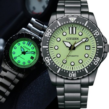 CITIZEN 星辰 Mechanical 夜光型者 機械手錶 聖誕節 禮物-NJ0177-84X