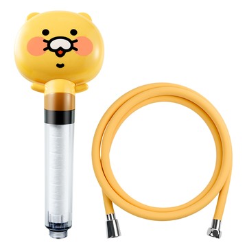 Daelim Bath Chunsik 多功能過濾蓮蓬頭 + Bastem 管狀蓮蓬頭軟管 2M  1組  黃色 + 銀色