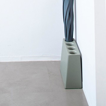 纖形4孔雨傘架 米白