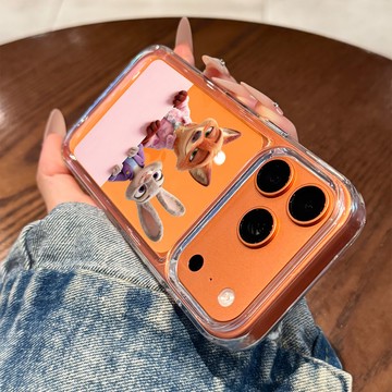 透明防摔 蘋果17promax手機殼 瘋狂動物城 尼克朱迪 iPhone17 16 15 14 13 12 11 手機殼