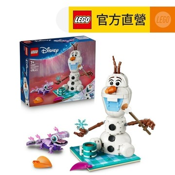 LEGO樂高 迪士尼公主系列 43287 雪寶和布魯尼的歡樂野餐(創意玩具 冰雪奇緣)
