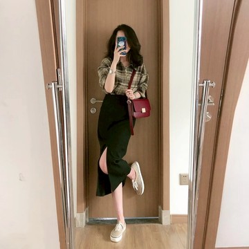 年早秋新款女法式氣質小香風御姐高級感連衣裙子秋冬兩件套裝