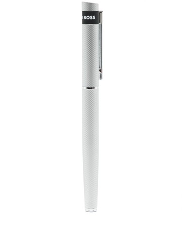 BOSS - Loop Diamond rollerball pen - unisex - Brass - One Size - Silver