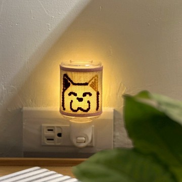 手工編織 MIT動物夜燈 寵物系列-貓/小鴨/犬