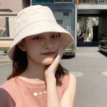 臺灣出貨韓系素顏遮臉漁夫帽深頂水桶帽女防曬帽遮陽夏季防曬適合方圓臉