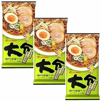 マルタイ 大分鶏がら醤油ラーメン 2人前(214g) ×3袋