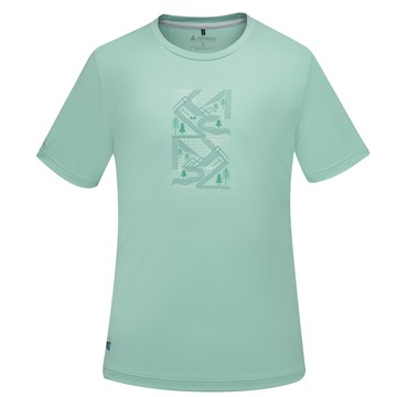 男款循環ATUNAS-TEX短袖T恤(A2TS2529MC灰綠/透氣/快乾排汗)