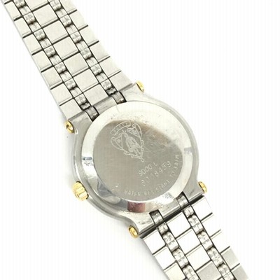 GUCCIグッチ/クォーツ腕時計 シルバー×ゴールド GUCCI グッチ レディース腕時計 クオーツ デイト シルバー