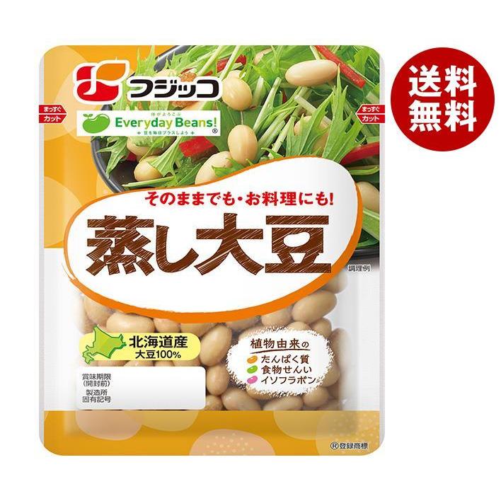 フジッコ 蒸し大豆 100g×12袋入｜ 送料無料 一般食品 まめ 大豆 カルシウム