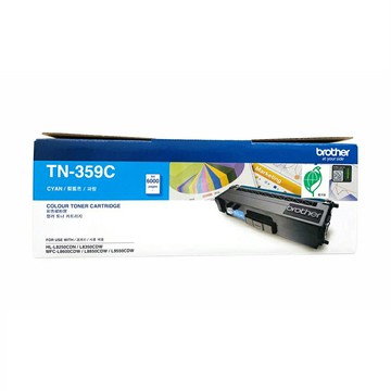 【CUBE卡最高10%回饋】Brother TN-359C 原廠藍色高容量碳粉匣 適用 HL-L8250CDN/HL-L8350CDW/MFC-L8600CDW/MFC-L8850CDW/MFC-L9550CDW