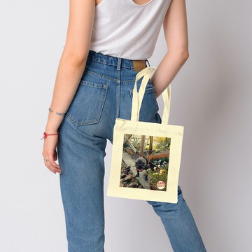 環保單肩包  |  法鬥吳妹珠 | 中袋