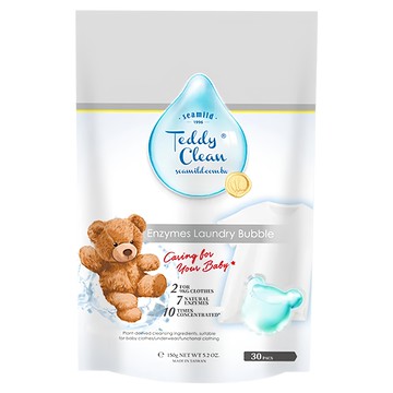 清淨海 Teddy Clean 系列 植萃酵素洗衣膠囊 晨露香  30顆  1袋