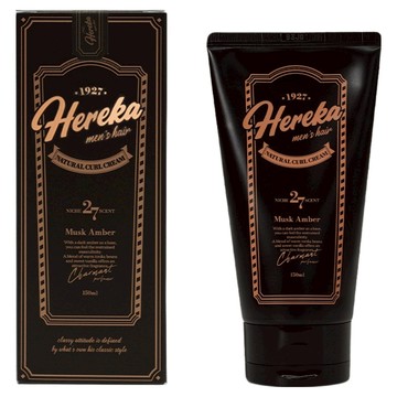 Hereka 男士香氛捲髮造型乳 琥珀麝香  1個  150ml