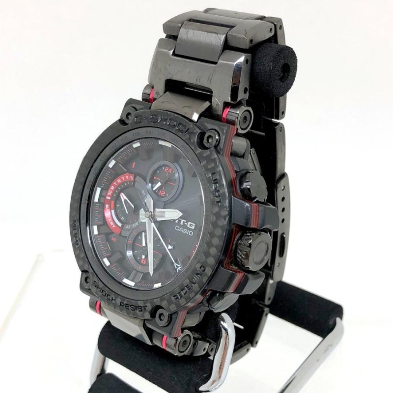 G-SHOCK ジーショック CASIO カシオ 腕時計 MTG-B1000XBD-1A MT-G 電波ソーラー ブラック レッド アナログ  【ITKYB4HDIQMO】 | LINEショッピング