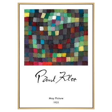 菠蘿選畫所 保羅・克利 五月畫 AVAR4635D  59.4 x 42cm  木色