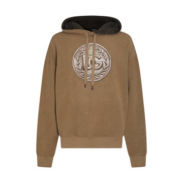 Dolce & Gabbana - Light Brown Cotton Sweatshirt