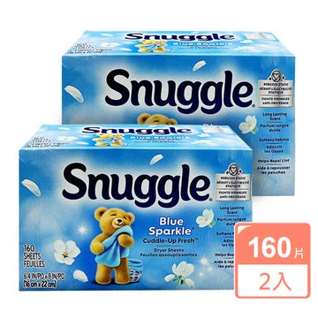 Snuggle衣物芳香柔軟片160片x2盒