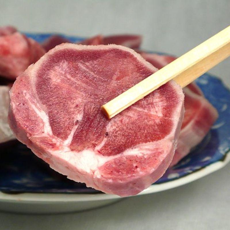 国産 豚タン スライス 300g 焼肉用バラ凍結 約1cm超厚切り