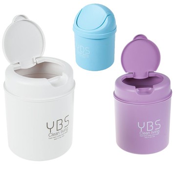 創意迷你桌面垃圾桶茶幾辦公桌上小號帶蓋紙簍家用臥室床頭收納筒