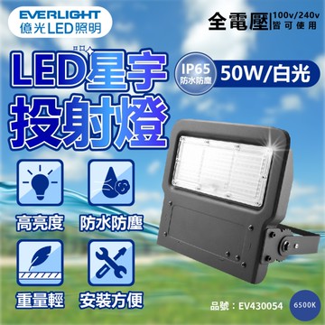 【卡樂】億光 LED 星宇 防水 投光燈 80W 白光 黃光 全電壓 IP65 EVERLIGHT