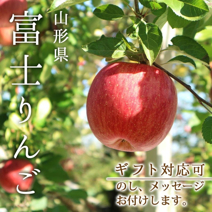 フルーツ りんご 10kg 大玉 贈答用 約36玉 ふじりんご 12月発送予定 山形県産 送料無料 蜜入り