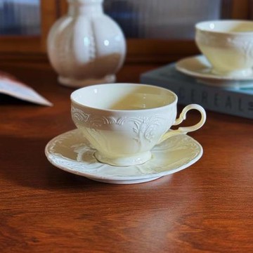 法式陶瓷咖啡杯碟套裝咖啡杯高檔精致法式下午茶杯子拉花杯