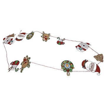 樹 老公公 花環 鹿 熊拉旗 Set  2.3米  樹 + 老公公 + 花環 + 鹿 + 熊拉旗 多色