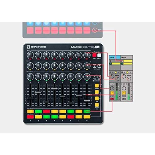 Novation Launch Control XL Controller MkII with PreSonus AudioBox iOne x Audio Recording Interface for USB iPad and iOS Devices and Studio On