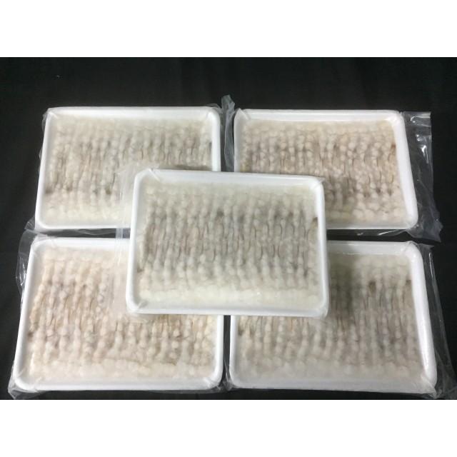 業務用 冷凍 尾付き伸ばし海老 バナメイ海老 6Lサイズ 100尾 20尾×5PC入り 約14cm〜15cm 約16.5g 殻むき 背ワタ処理済み 天ぷら フライ えび エビ