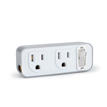 RONEVER ZPR-016 1切2座3轉2小壁插-灰