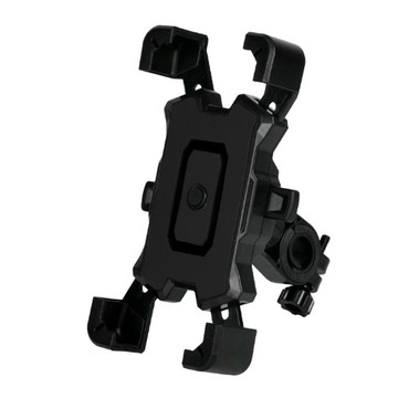 日青的橘貓丨鋁合金四爪自動鎖死機車手機架 摩托車手機架 車把款 後照鏡款 腳踏車手機架 手機支架 機車支架