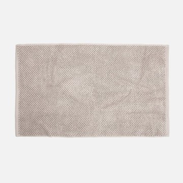 查莉雙色緹織純棉踏墊40x60cm 灰