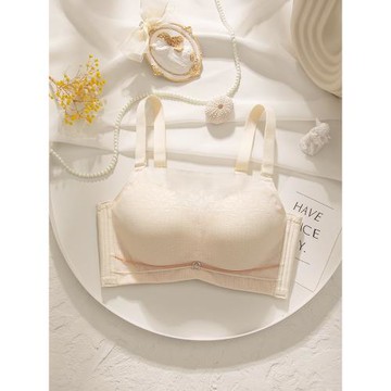 夏超厚聚攏顯大防走光不空杯裹胸