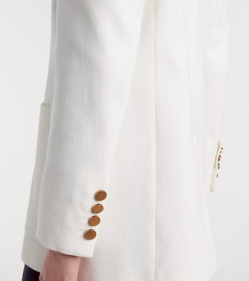 Max Mara Single-breasted cotton drill jacket