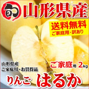 山形県産 りんご はるか 2kg(ご家庭用 5～10玉入り)