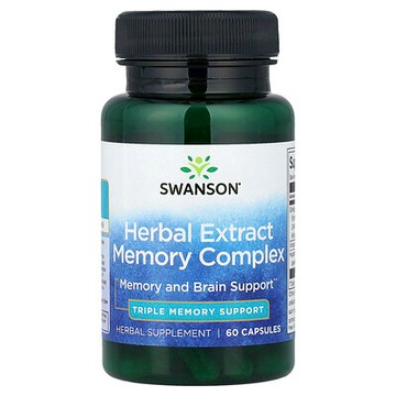 Swanson, 草本提取物記憶複合物，60 粒膠囊