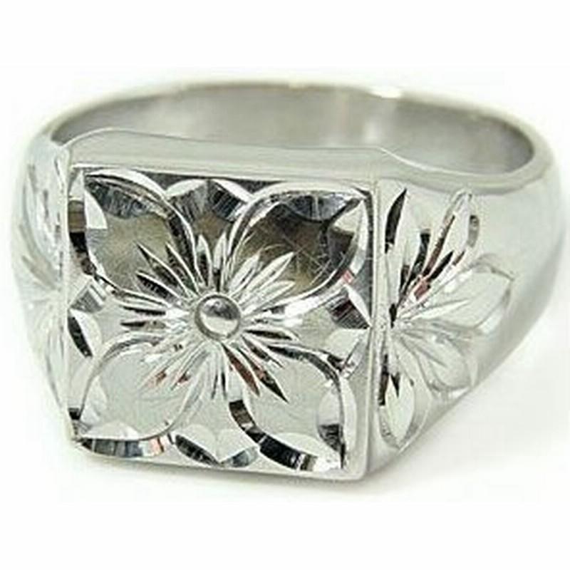 ハワイアン 結婚指輪 エンゲージリング プロポーズリング ハワイアンリング 指輪 ホワイトゴールドk18 プルメリア 花 マイレ 葉 婚約指輪 シンプル 人気 通販 Lineポイント最大0 5 Get Lineショッピング