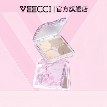 【VEECCI官方旗艦店】唯資四色修容盤 自在易繪鼻影 提亮遮瑕修容盤 打亮柔焦 皮貼骨像修容 隔日到貨 美顏