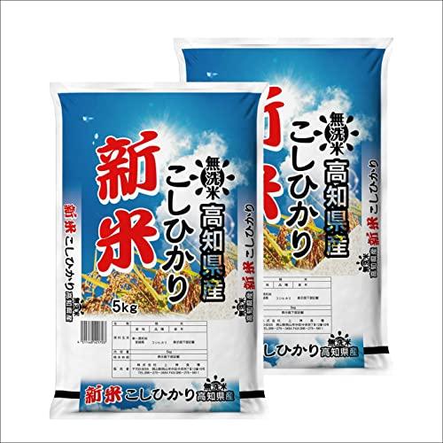 新米 無洗米 令和5年産 高知県産 こしひかり (10kg(5kg×2袋) 