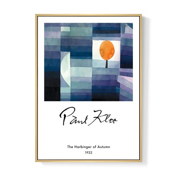 菠蘿選畫所 保羅・克利 秋天的先知 AVAR3439D  木色  40 x 30cm