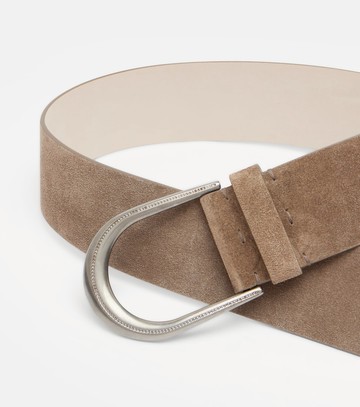 Brunello Cucinelli Monili suede belt