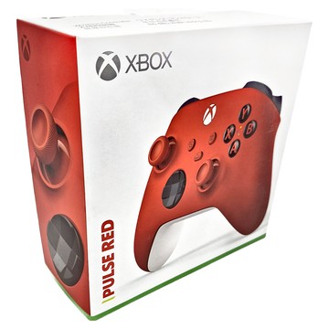 Microsoft 微軟 XBOX 無線控制器  防滑發射鍵  混合式方向鍵  脈衝紅  1盒  1914