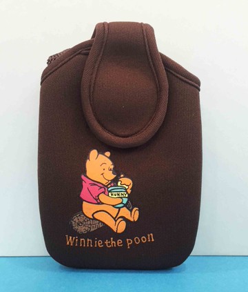 【震撼精品百貨】Winnie the Pooh 小熊維尼~手機套S-咖啡