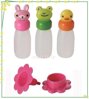 asdfkitty*日本msa攜帶式醬料罐/醬油罐3入組-青蛙+小兔+小鴨-日本正版商品