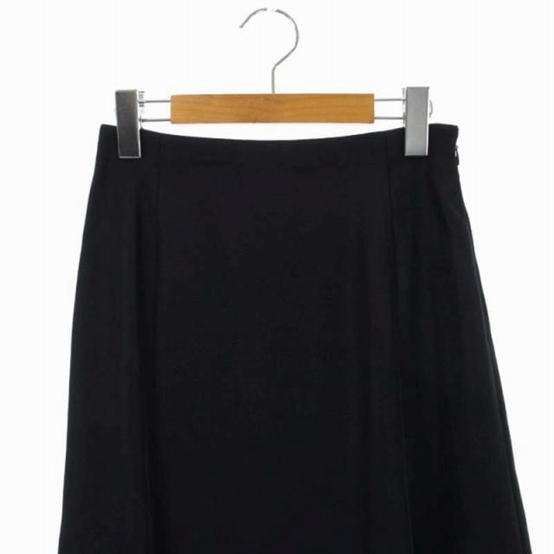 ユナイテッドアローズ UNITED ARROWS フレアスカート ロング 36 濃紺  