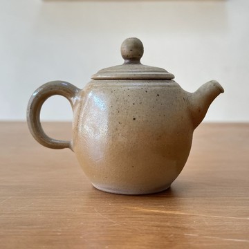 粉嫩金 柴燒陶茶壺