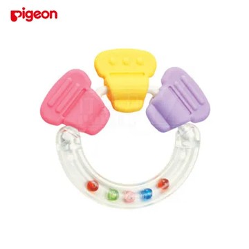 日本《Pigeon 貝親》粉彩型固齒器