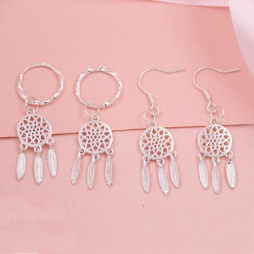 S999純銀長款耳環女耳釘耳飾2021新款潮網紅氣質流蘇禮物送女友